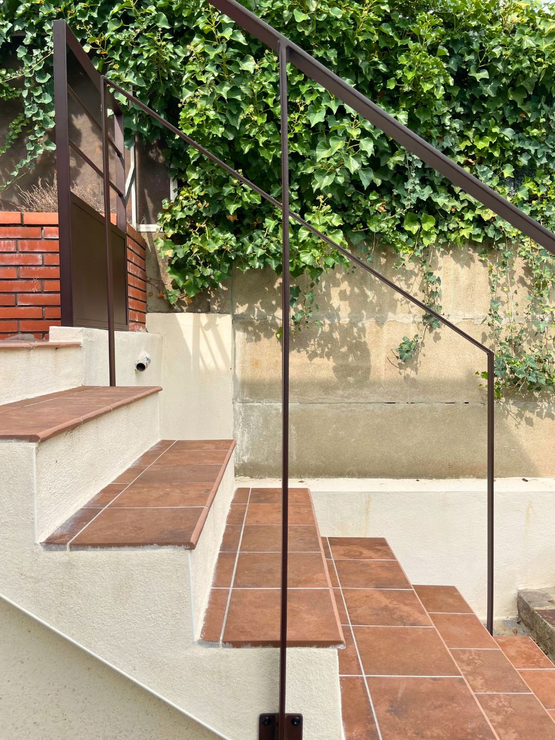 main courante en plat détail de l'ensemble