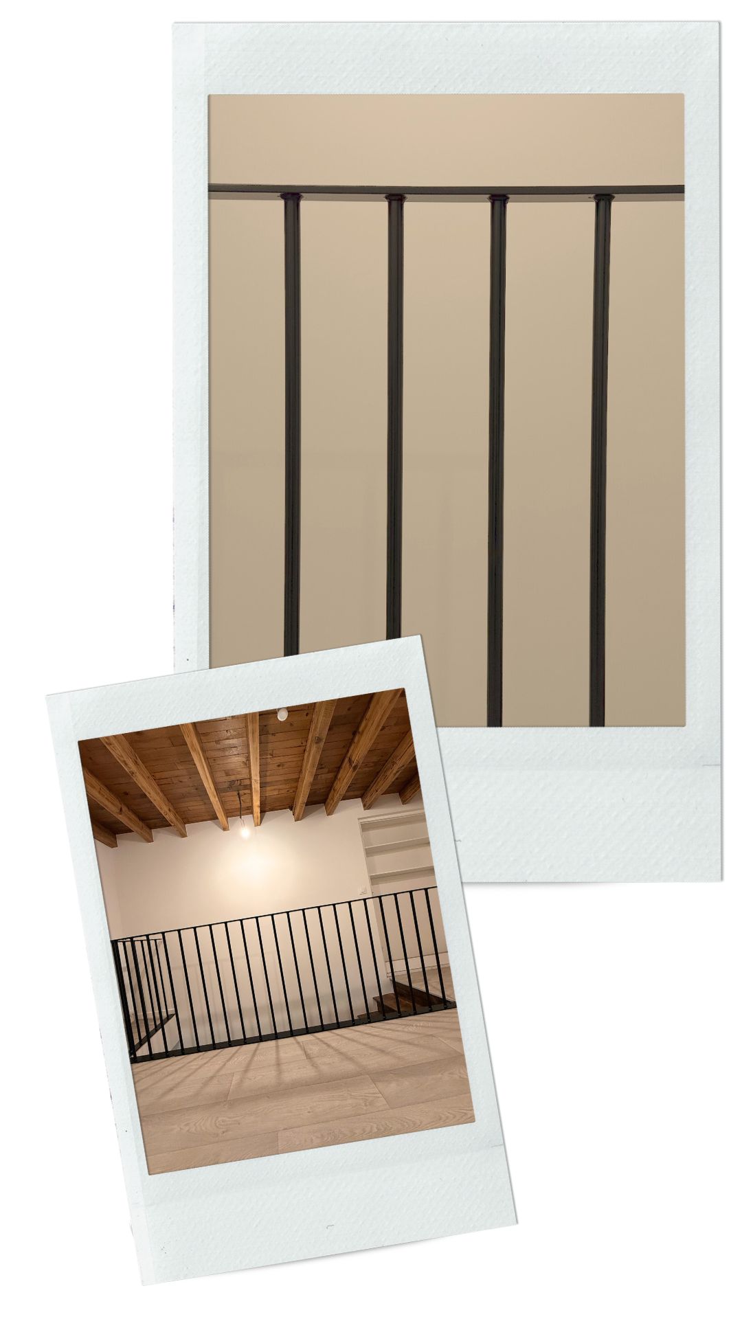 Garde corps sur mesure vue large et détail