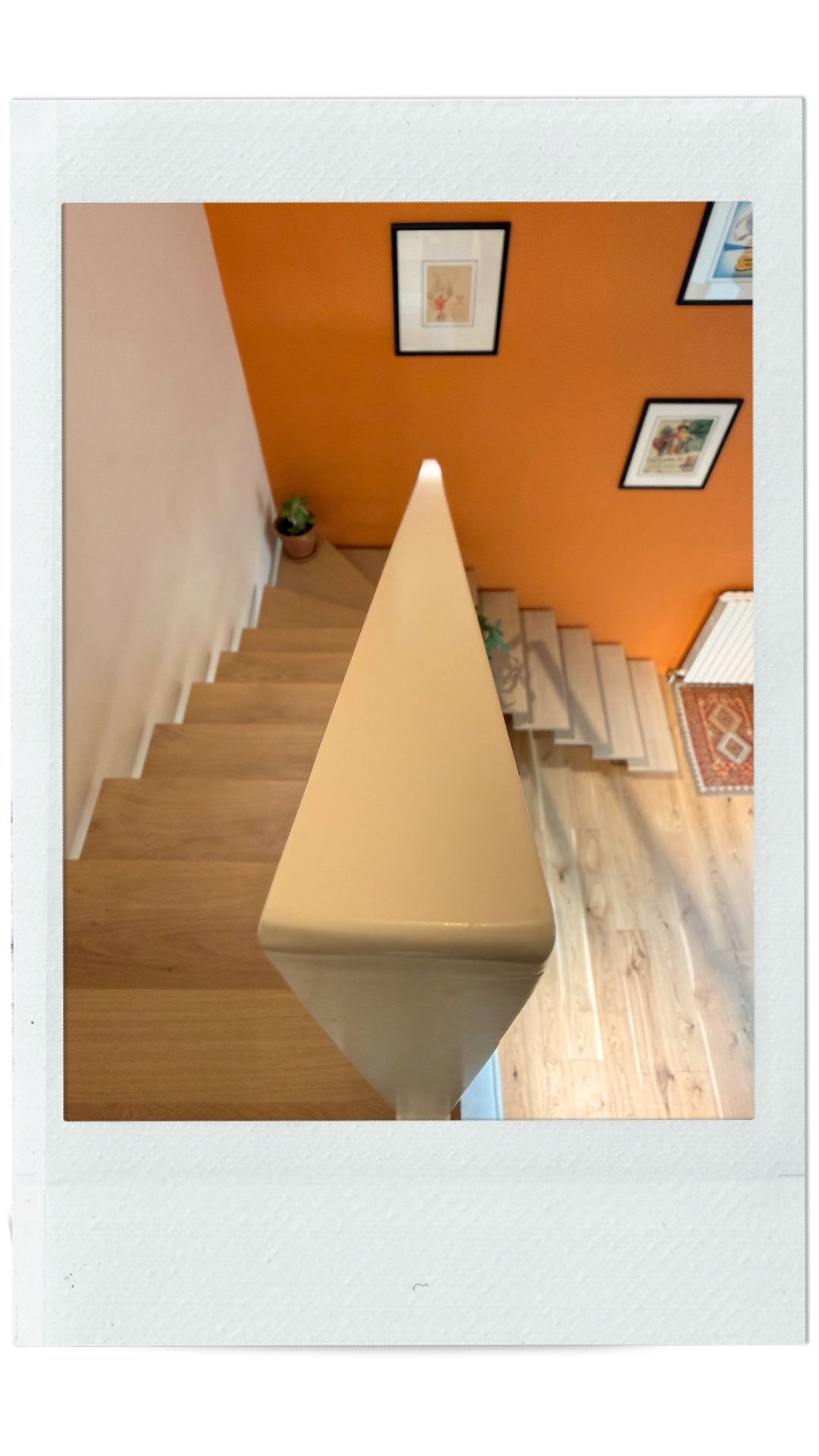 Détail d'une main courante en métal